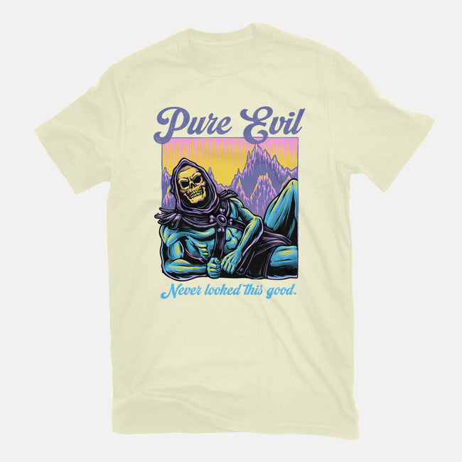 Pure Evil Never Looked This Good-Mens-Basic-Tee-glitchygorilla