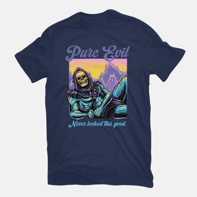 Pure Evil Never Looked This Good-Mens-Basic-Tee-glitchygorilla