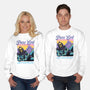 Pure Evil Never Looked This Good-Unisex-Crew Neck-Sweatshirt-glitchygorilla
