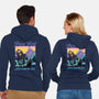 Pure Evil Never Looked This Good-Unisex-Zip-Up-Sweatshirt-glitchygorilla