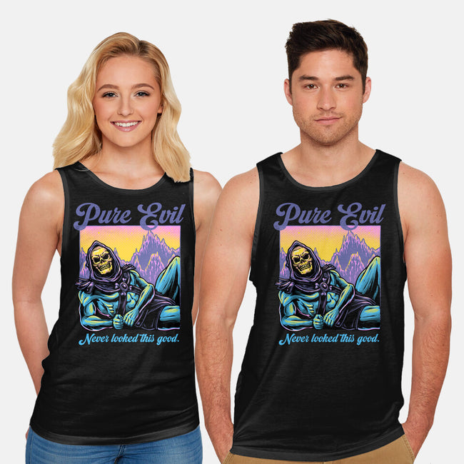 Pure Evil Never Looked This Good-Unisex-Basic-Tank-glitchygorilla