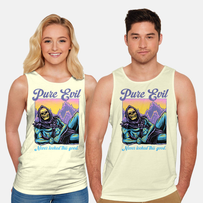 Pure Evil Never Looked This Good-Unisex-Basic-Tank-glitchygorilla
