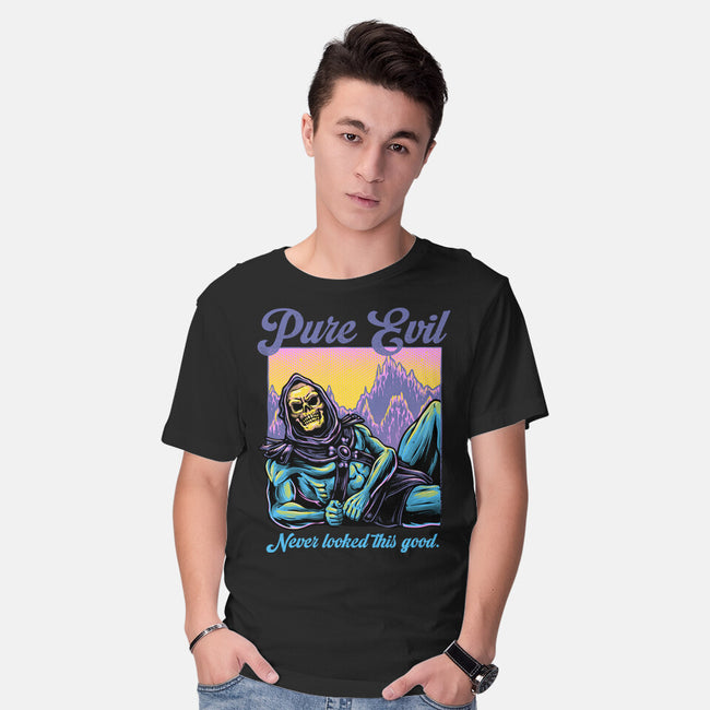 Pure Evil Never Looked This Good-Mens-Basic-Tee-glitchygorilla