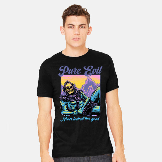 Pure Evil Never Looked This Good-Mens-Heavyweight-Tee-glitchygorilla
