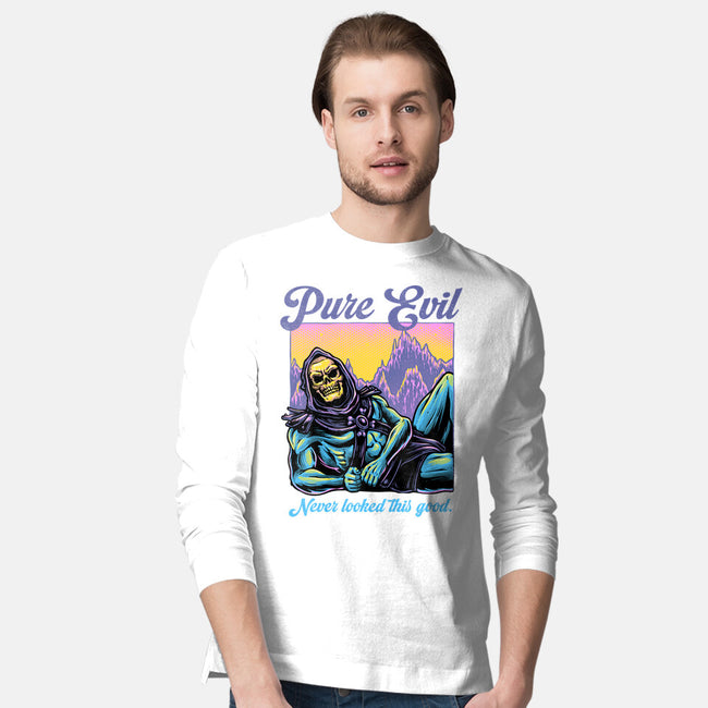 Pure Evil Never Looked This Good-Mens-Long Sleeved-Tee-glitchygorilla