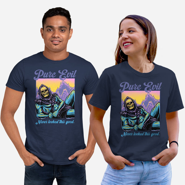 Pure Evil Never Looked This Good-Unisex-Basic-Tee-glitchygorilla