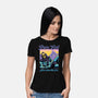 Pure Evil Never Looked This Good-Womens-Basic-Tee-glitchygorilla