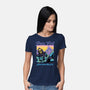 Pure Evil Never Looked This Good-Womens-Basic-Tee-glitchygorilla