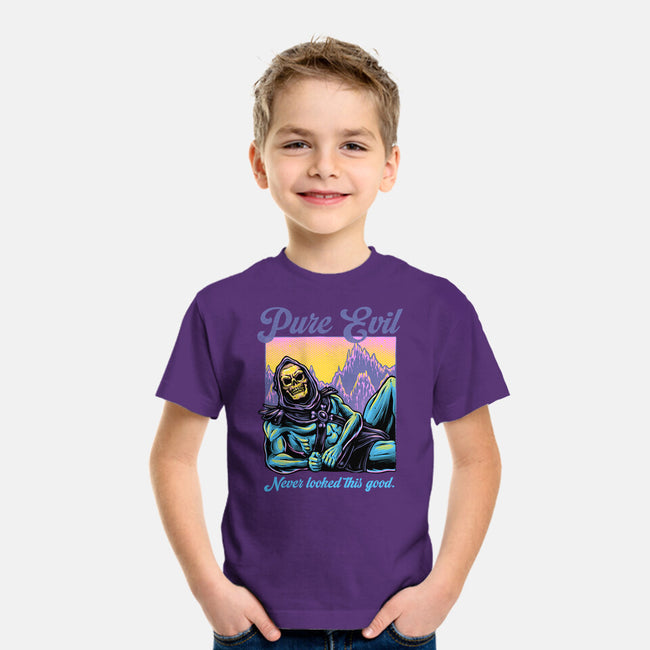 Pure Evil Never Looked This Good-Youth-Basic-Tee-glitchygorilla