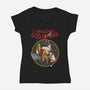 The Amazing God Of War-Womens-V-Neck-Tee-joerawks