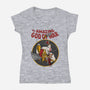 The Amazing God Of War-Womens-V-Neck-Tee-joerawks