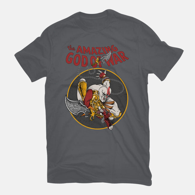 The Amazing God Of War-Womens-Basic-Tee-joerawks