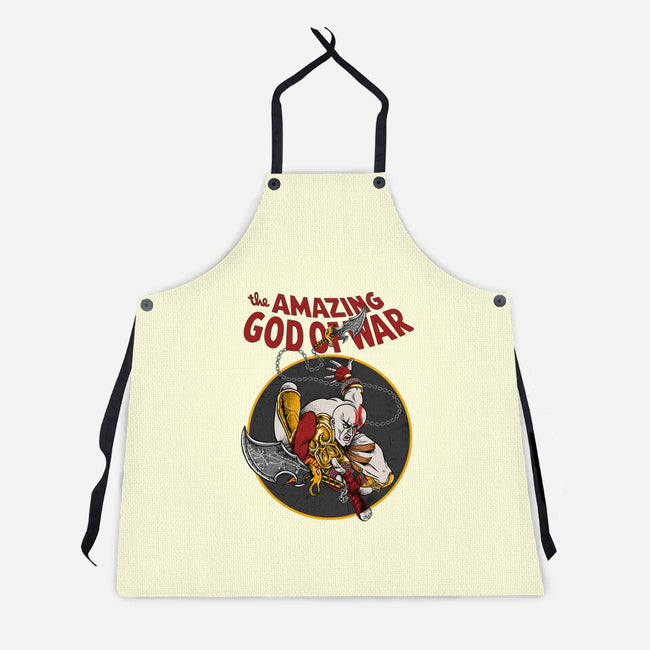 The Amazing God Of War-Unisex-Kitchen-Apron-joerawks
