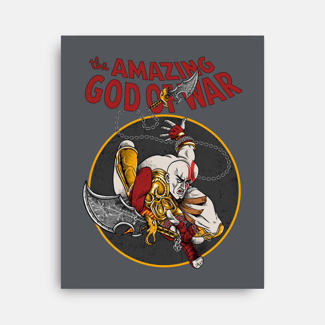 The Amazing God Of War-None-Stretched-Canvas-joerawks