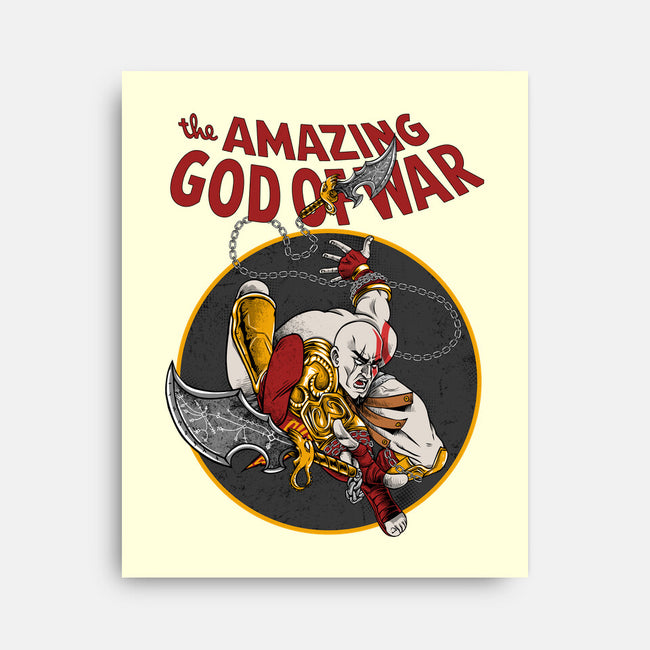 The Amazing God Of War-None-Stretched-Canvas-joerawks