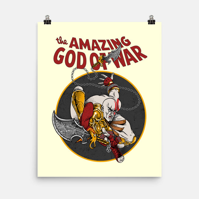 The Amazing God Of War-None-Matte-Poster-joerawks