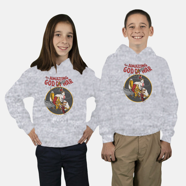 The Amazing God Of War-Youth-Pullover-Sweatshirt-joerawks