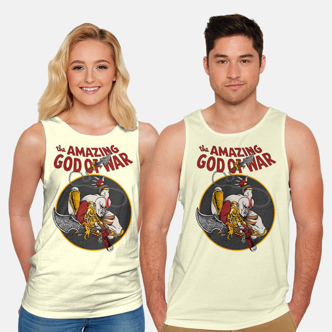The Amazing God Of War-Unisex-Basic-Tank-joerawks