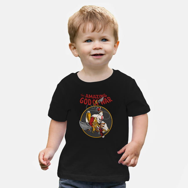The Amazing God Of War-Baby-Basic-Tee-joerawks
