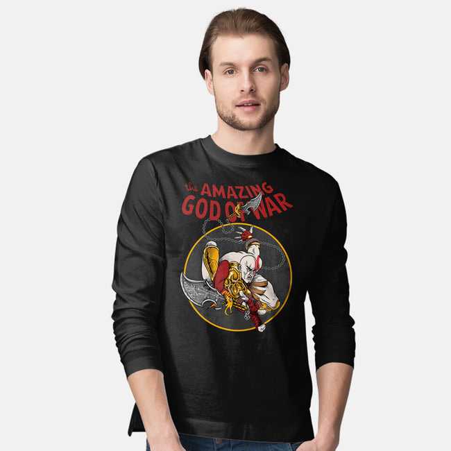The Amazing God Of War-Mens-Long Sleeved-Tee-joerawks