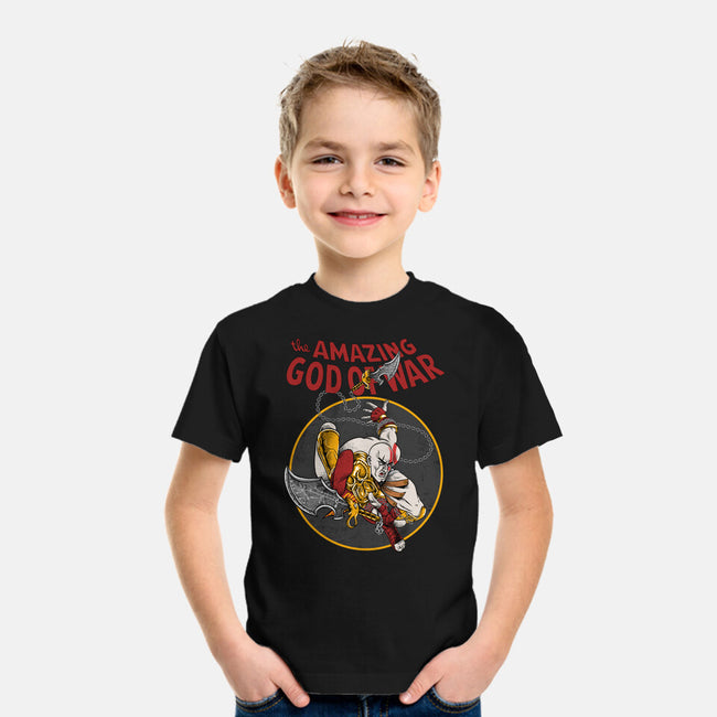 The Amazing God Of War-Youth-Basic-Tee-joerawks