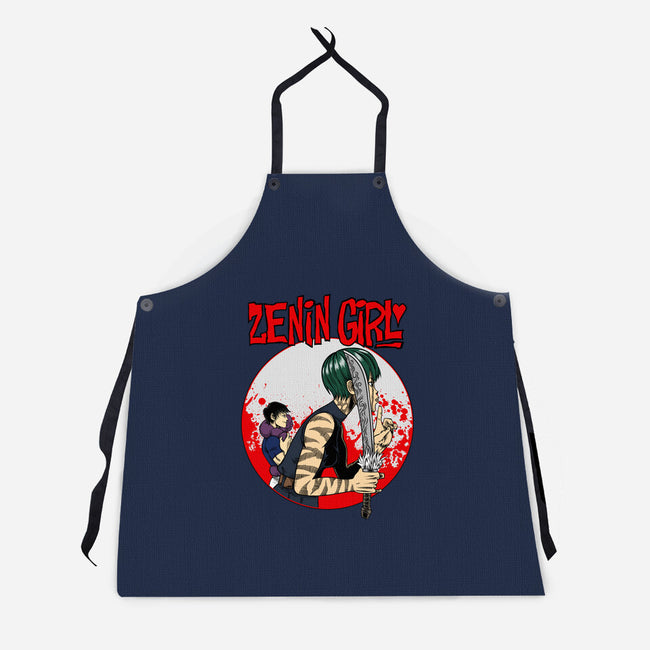 Zenin Girl-Unisex-Kitchen-Apron-joerawks