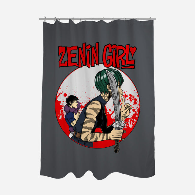 Zenin Girl-None-Polyester-Shower Curtain-joerawks
