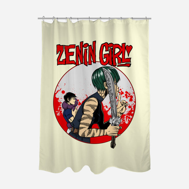 Zenin Girl-None-Polyester-Shower Curtain-joerawks