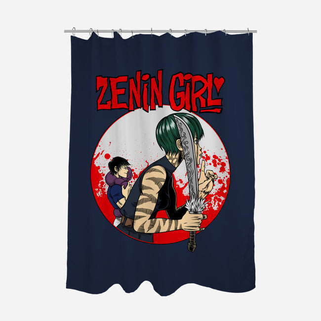Zenin Girl-None-Polyester-Shower Curtain-joerawks