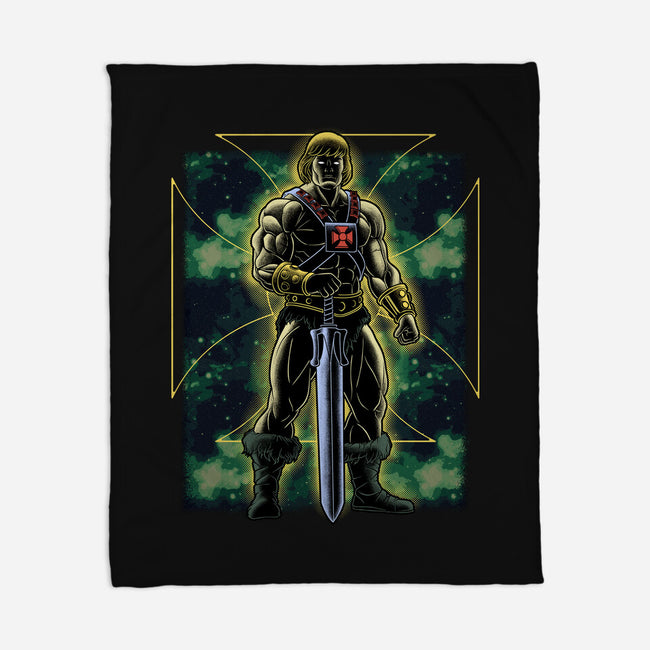 The Invincible Of Eternia-None-Fleece-Blanket-Astrobot Invention