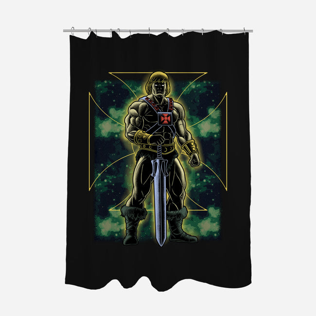 The Invincible Of Eternia-None-Polyester-Shower Curtain-Astrobot Invention