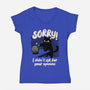 Didn't Ask For Your Opinion-Womens-V-Neck-Tee-Popnotic