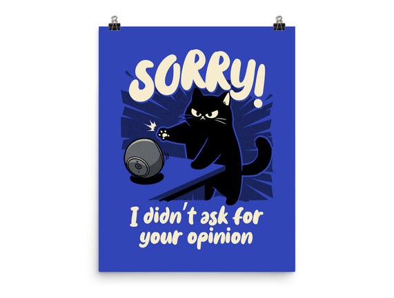 Didn't Ask For Your Opinion