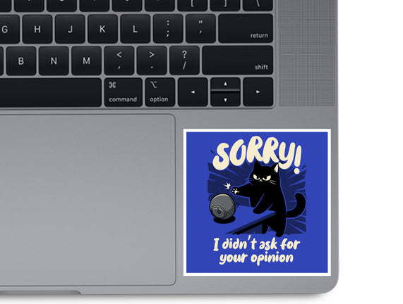 Didn't Ask For Your Opinion