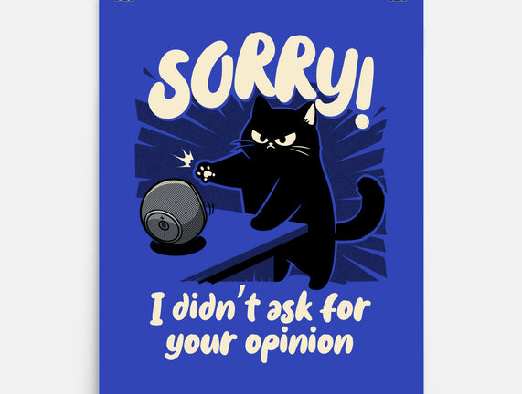 Didn't Ask For Your Opinion