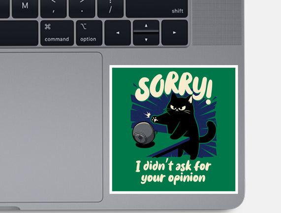 Didn't Ask For Your Opinion