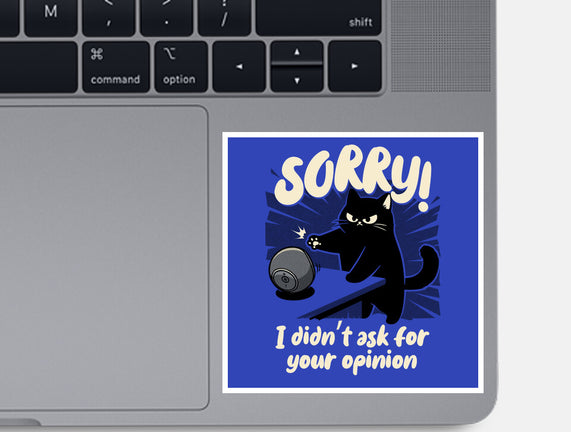 Didn't Ask For Your Opinion