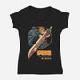 Blade Of Destiny-Womens-V-Neck-Tee-eduely