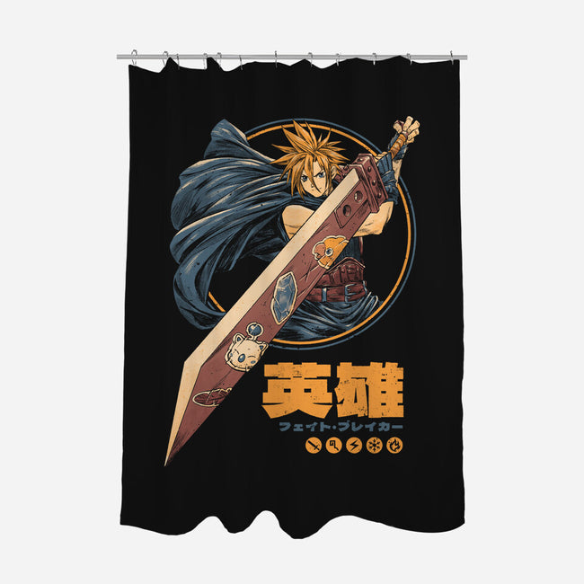 Blade Of Destiny-None-Polyester-Shower Curtain-eduely