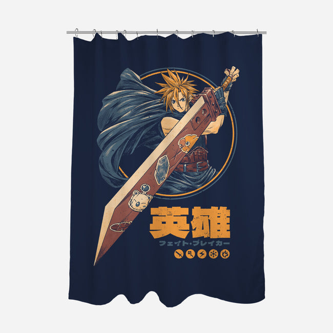 Blade Of Destiny-None-Polyester-Shower Curtain-eduely