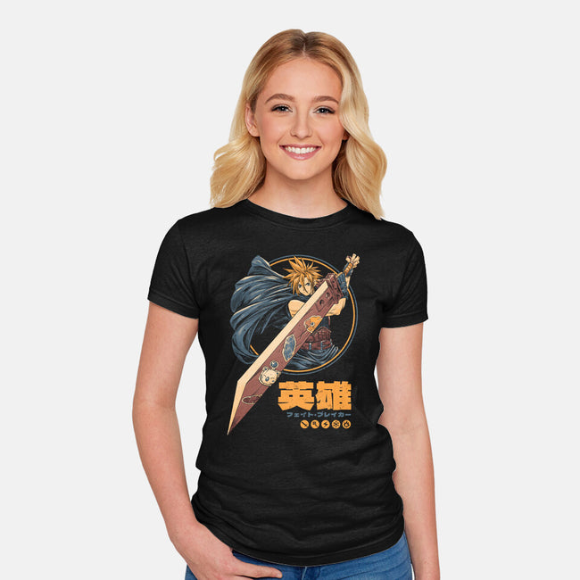 Blade Of Destiny-Womens-Fitted-Tee-eduely