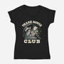 Trash Movie Club-Womens-V-Neck-Tee-Popnotic