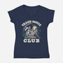 Trash Movie Club-Womens-V-Neck-Tee-Popnotic