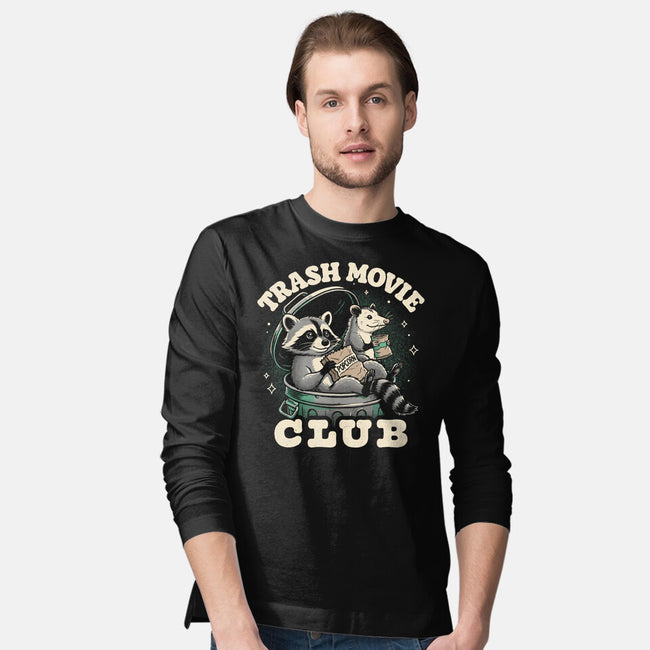 Trash Movie Club-Mens-Long Sleeved-Tee-Popnotic