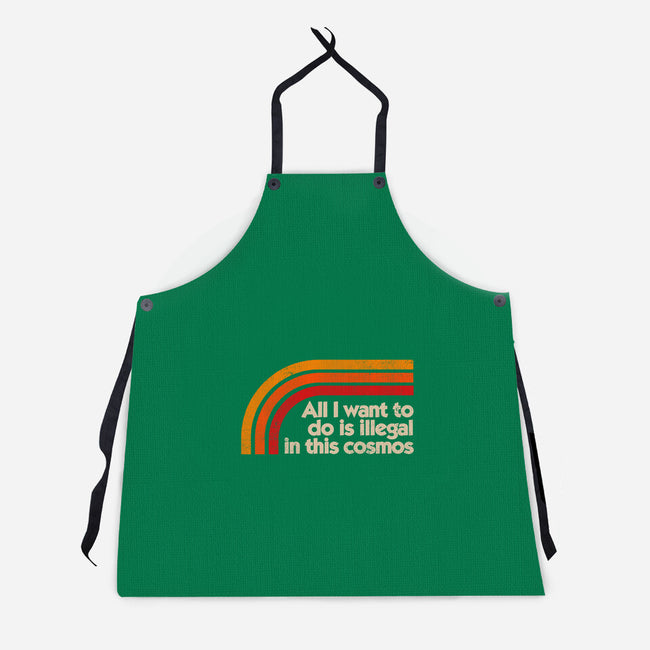 All I Want To Do Is Illegal In This Cosmos-Unisex-Kitchen-Apron-koalastudio