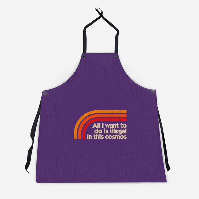 All I Want To Do Is Illegal In This Cosmos-Unisex-Kitchen-Apron-koalastudio