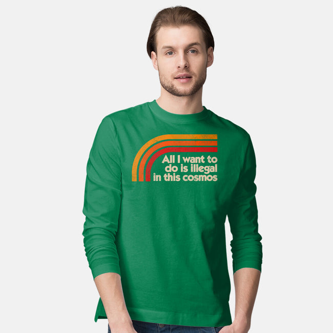 All I Want To Do Is Illegal In This Cosmos-Mens-Long Sleeved-Tee-koalastudio
