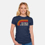 All I Want To Do Is Illegal In This Cosmos-Womens-Fitted-Tee-koalastudio