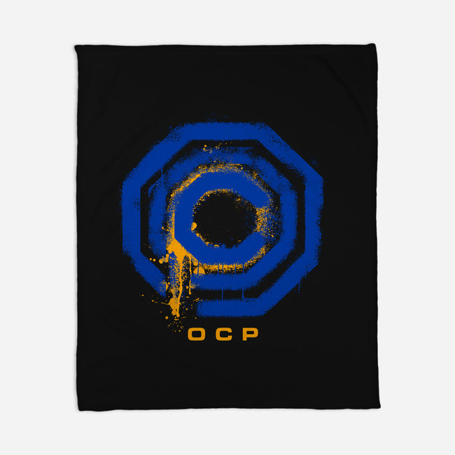 Omni Consumer Products Mega Corp-None-Fleece-Blanket-rocketman_art