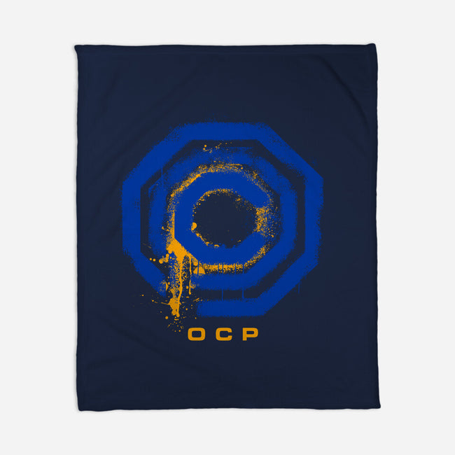 Omni Consumer Products Mega Corp-None-Fleece-Blanket-rocketman_art